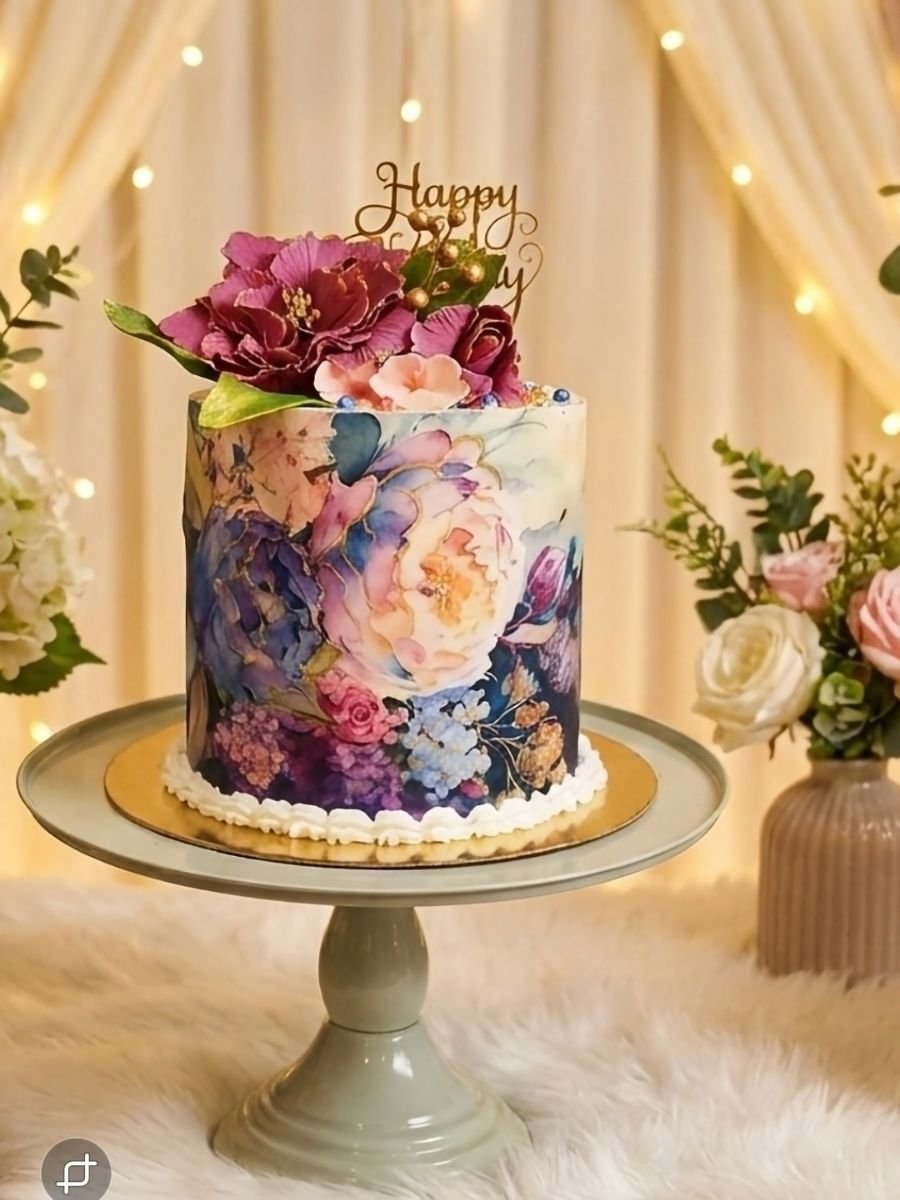 Floral theme cakes